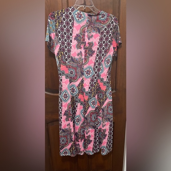 Romeo pour Juliette.Paris  women’s Multicolor Patterned Dress short sleeve S 46 - Picture 2 of 7